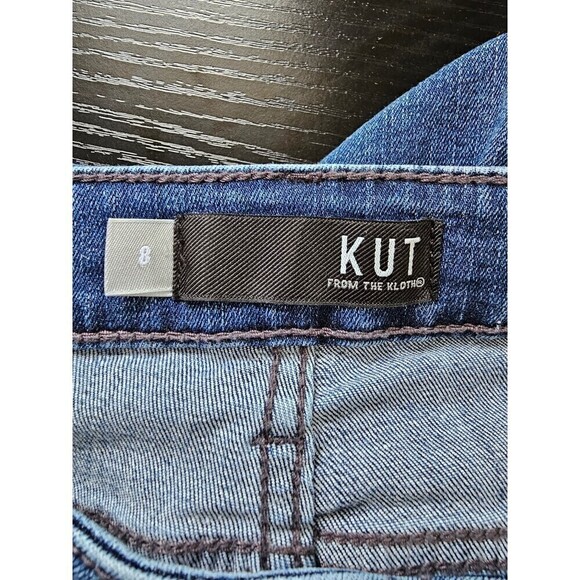 Kut From The Kloth Distressed Connie Fab Ab Ankle Skinny High Rise Jeans Size 8 - Picture 6 of 6
